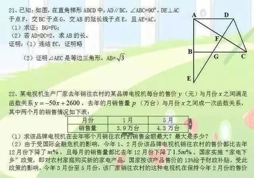 孩子|退休老教授直言：初中数学最难就这24题，孩子吃透，3年考试145+