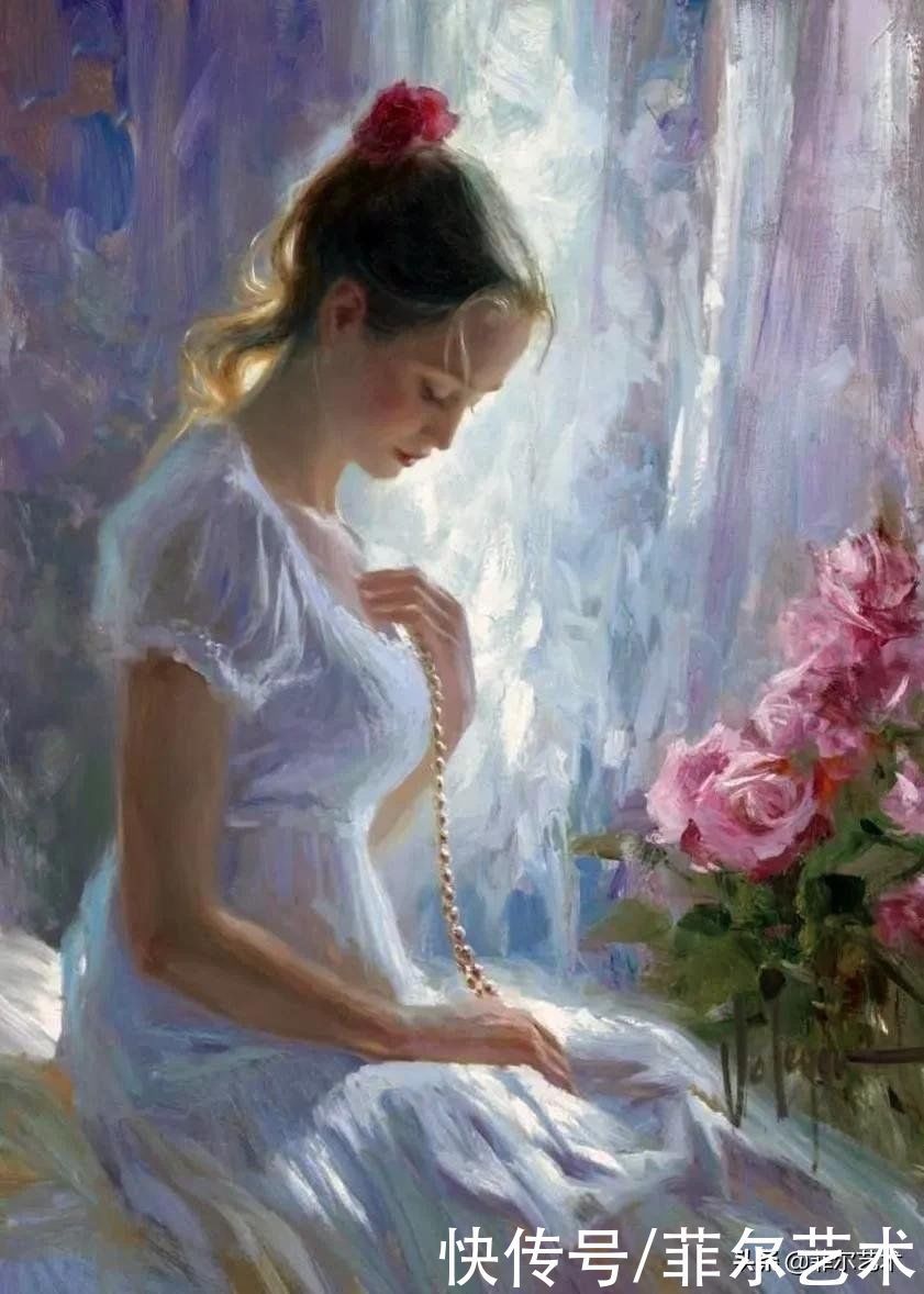 弗拉基米尔&俄罗斯画家弗拉基米尔人体油画里的美女,美得让人难忘
