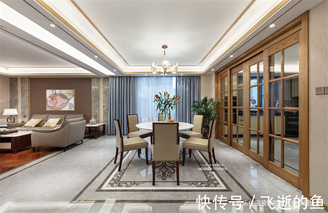 别墅|500平双拼别墅,中式的另一张完美演绎