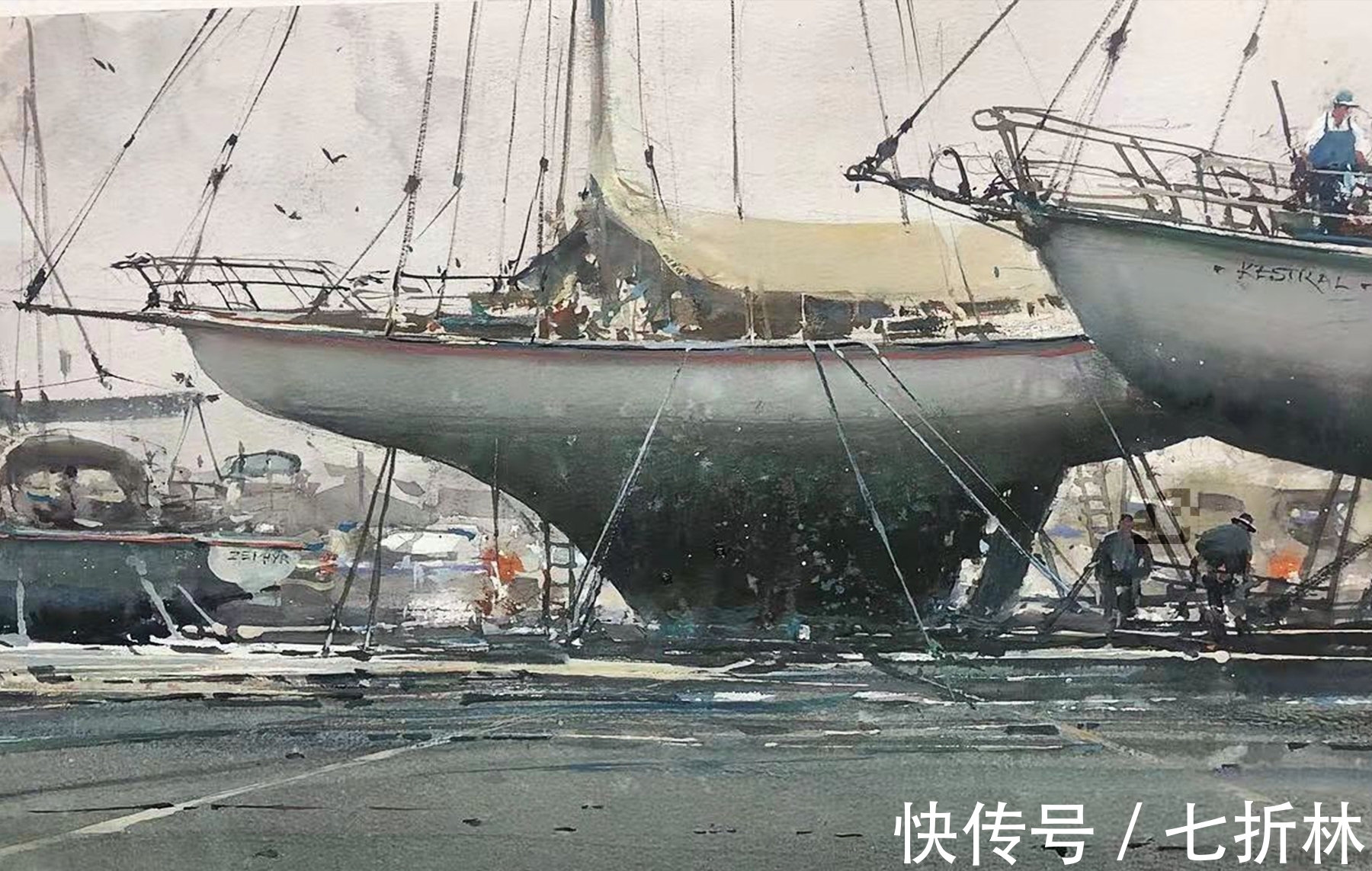 终身成就奖$他是外光绘画终身成就奖得主,他是水彩艺术大师Joseph Zbukvic