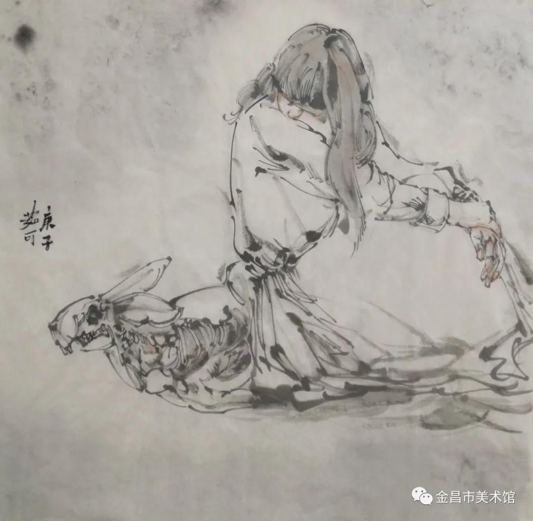 【艺术人生】笔墨丹青吟颂新时代——金昌市美术馆茹可画展（一）