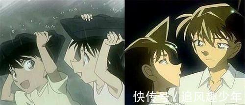 毛利兰|动漫中六对情侣长大后的样子,哪吒小龙女壁咚,柯南小兰太甜蜜