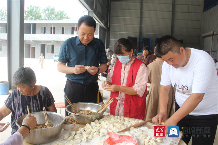 齐庄村|单县徐寨镇齐庄村举办孝善敬老饺子宴