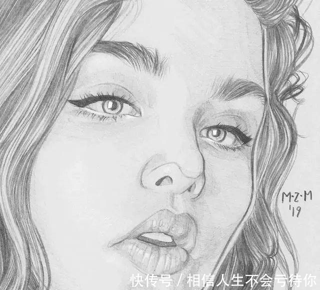 简洁的少女速写,灵动的美!