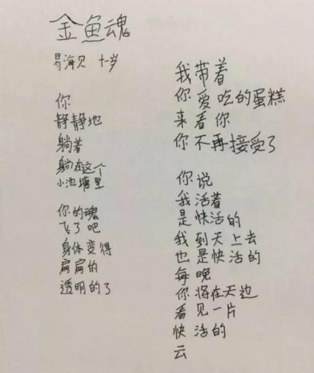 小学生|8岁小学生“100分诗歌”火了,老师也自愧不如,网友:当代徐志摩