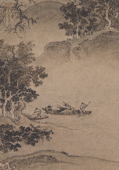 古作赏析:宋徽宗《溪山秋色图轴》