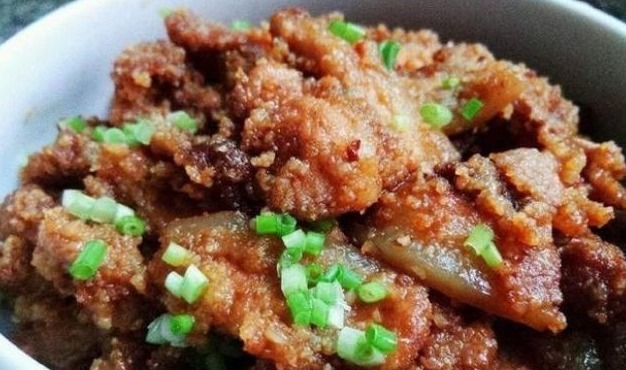 粉蒸肉就这样做，味道好，一家老小都爱吃