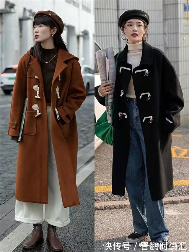 高筒裤 阔腿裤收起来吧!今年流行的过踝大衣,配高筒裤,妥妥的遮肉增高