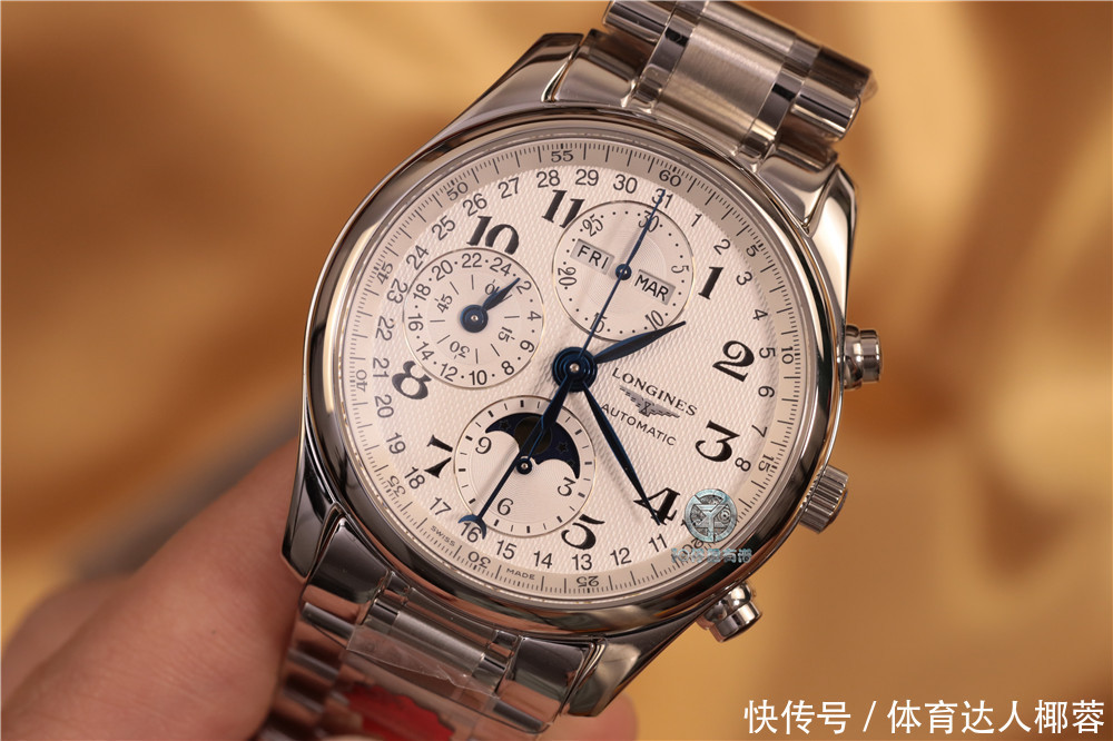 阳哥玩表：KL浪琴八针月相做工如何？来看看实拍评测