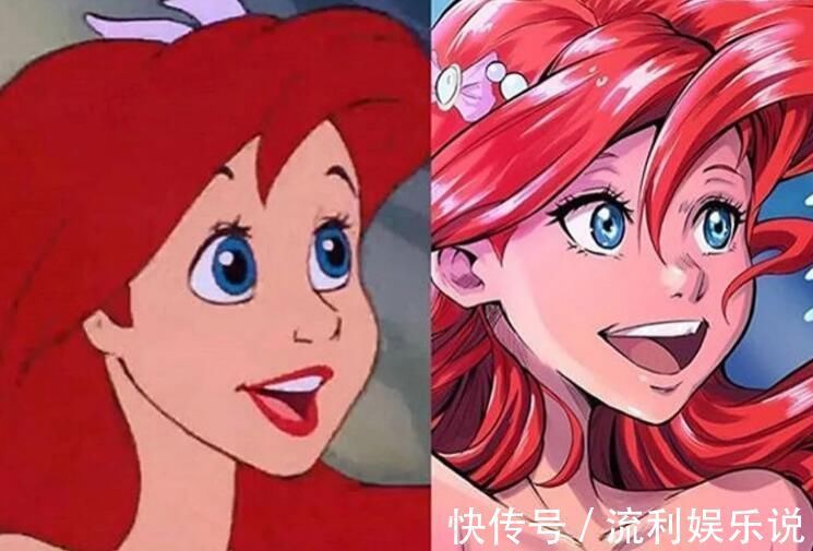 千与千寻|当迪士尼公主变成日漫风格,艾莎特别有感觉,花木兰是东方美人