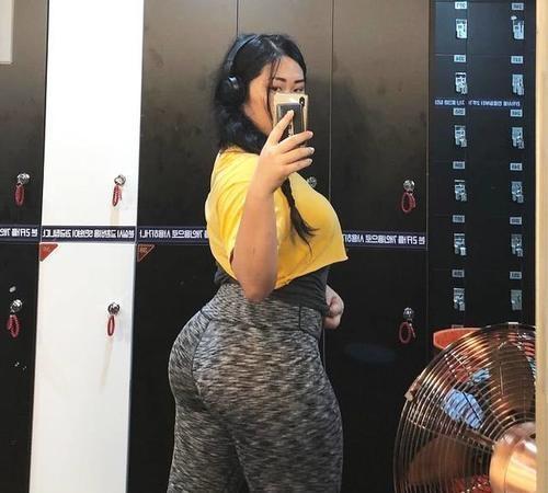 臀围|韩国健身美女，臀围110厘米，大码身材与众不同