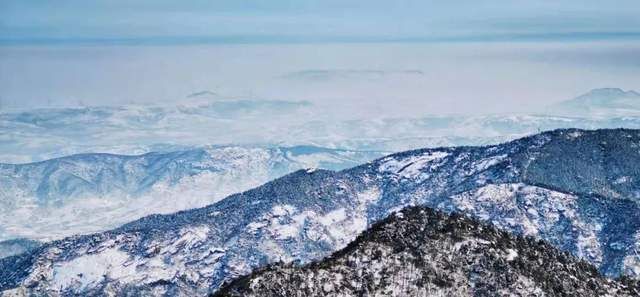 山本无忧，因雪白头，雪后沂山，唯美素颜！