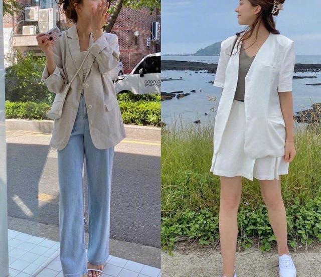 早秋|早秋韩式穿搭太美了, 休闲中有点小慵懒, 穿起来养眼舒适