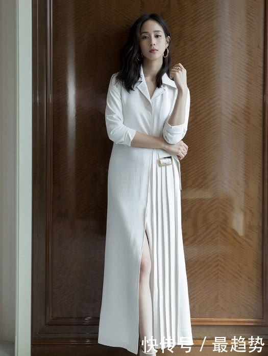 简直|张钧甯身材简直了，一身牛仔装帅到爆炸