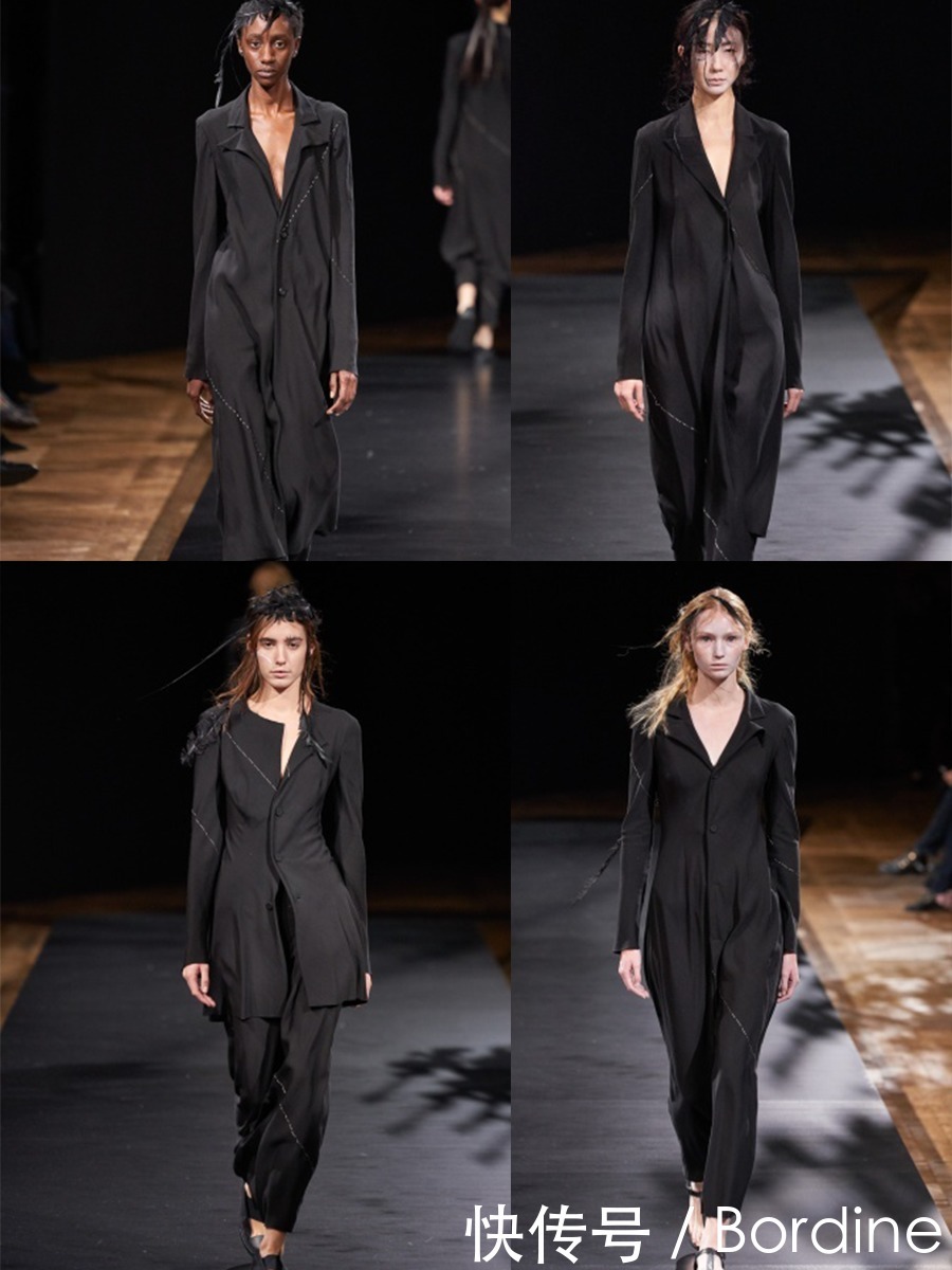 Yohji Yamamoto(山本耀司)2021春夏,层次很丰富,时尚的解构设计