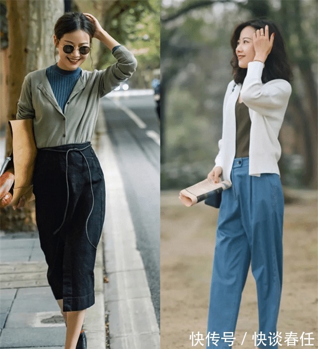 时髦 秋天别只会穿卫衣了,今年流行这种“奶奶衫”,时髦百搭又显气质