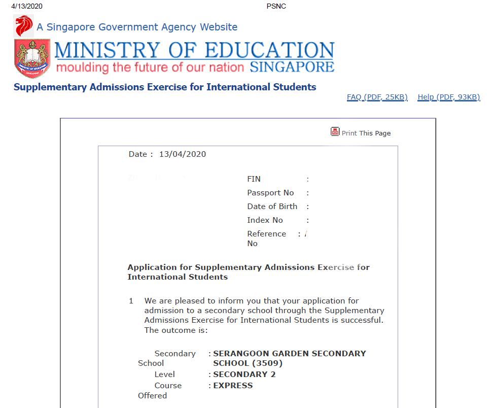 辉煌成绩，实力铸就：2020博偉学子喜获109封新加坡政府中小学Offer