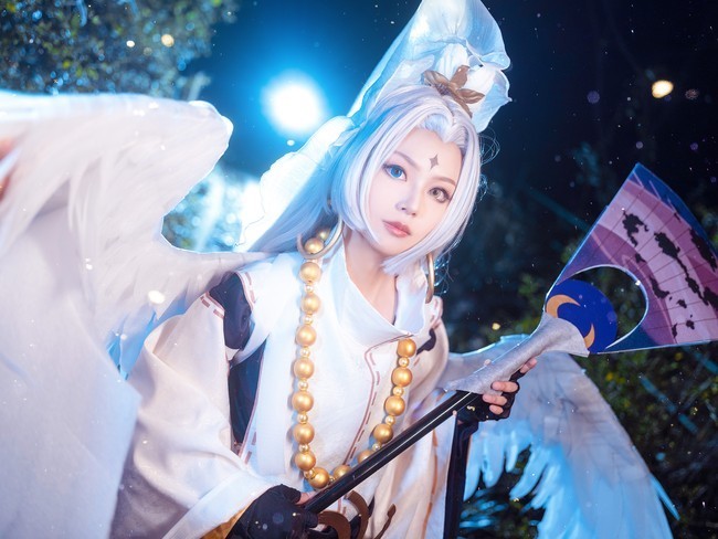 天狗|cos：阴阳师·少羽大天狗 无垢白羽