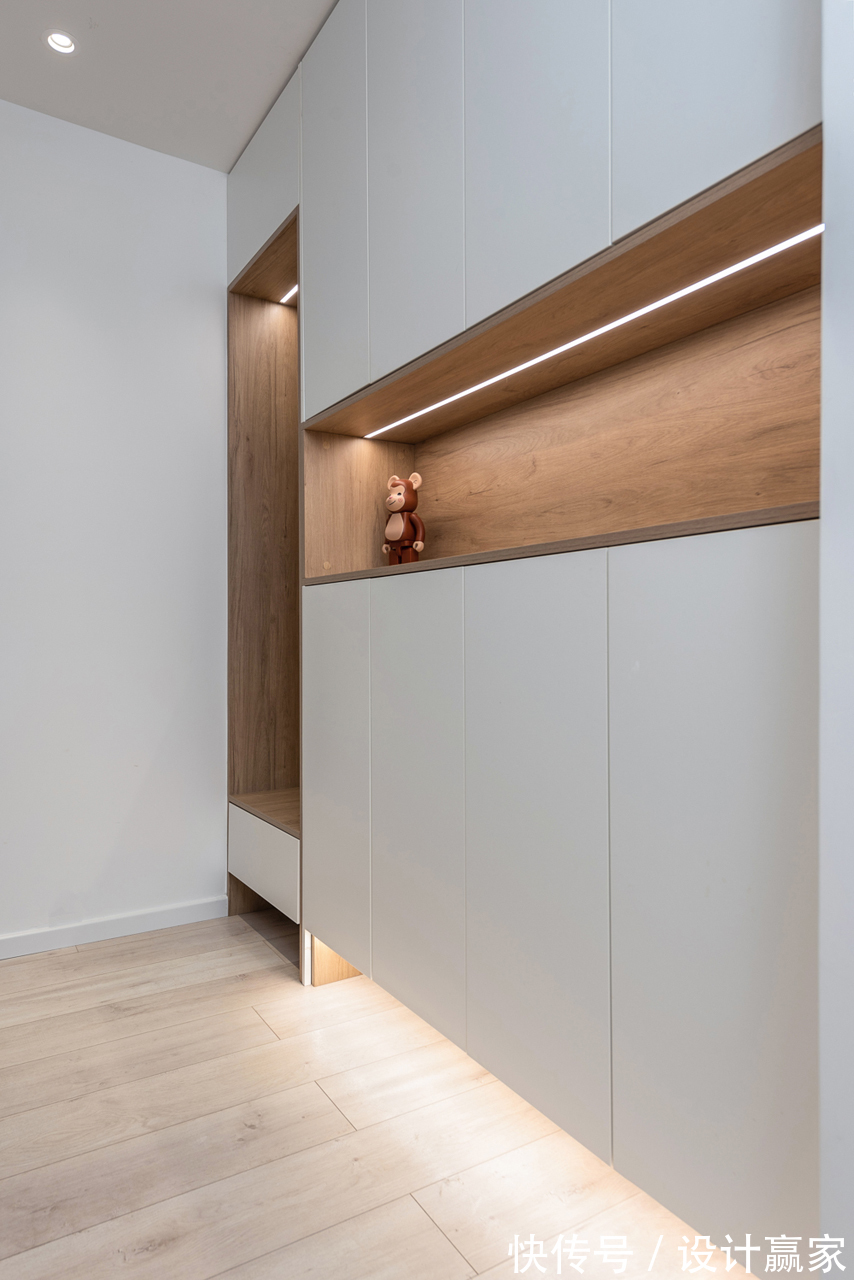 插瓶|70㎡现代简约风,木质的清新自然,小资情调的生活