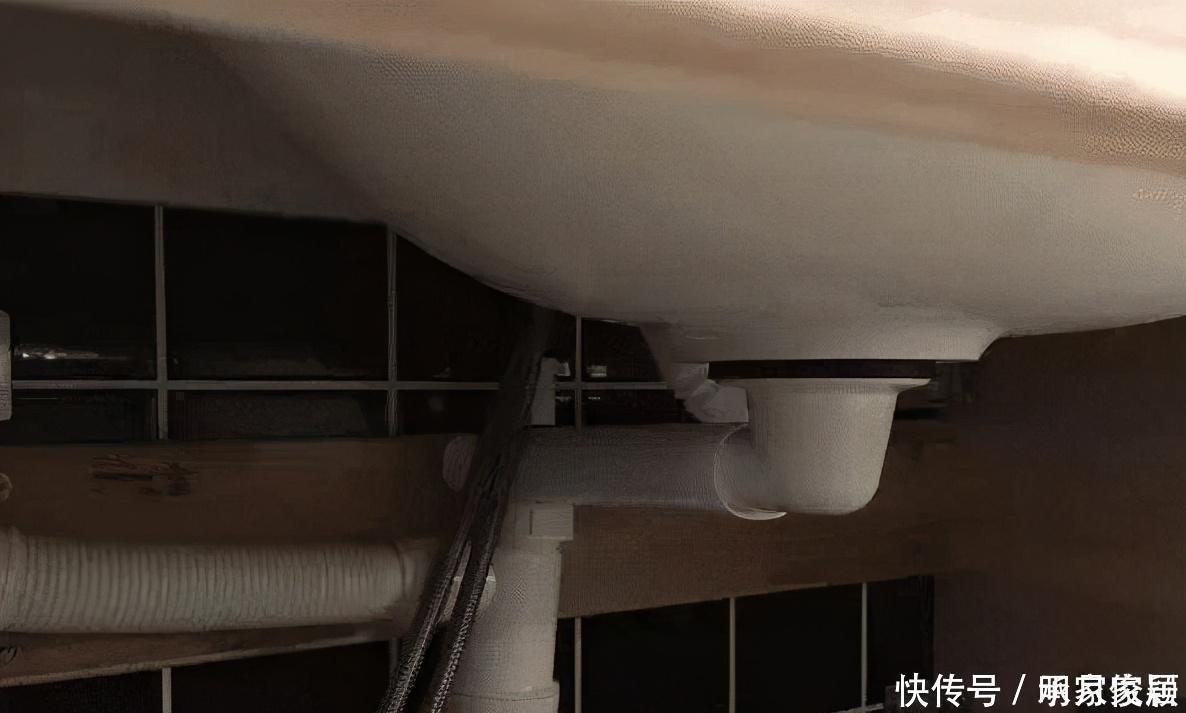 浴室柜|怪不得别人家厨房和卫生间这么整洁，原来下水管道是这么安装的