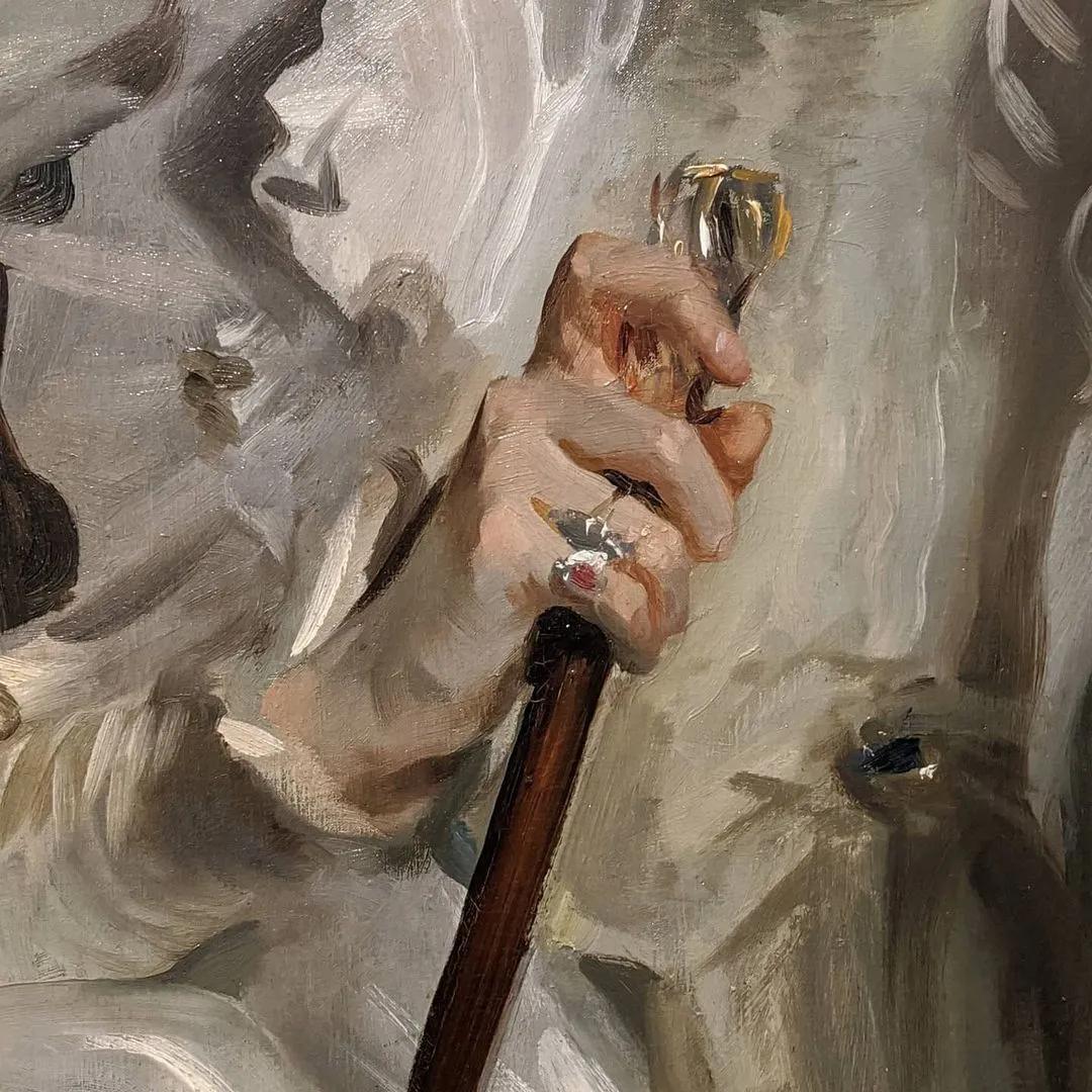 油画作品|好久没见过这么准的造型了,她的用色也超扎实!