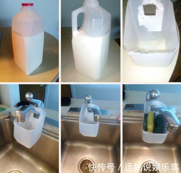 攒6个塑洗衣液壶，剪掉一半给孩子当书架，邻居都说要回家跟着学