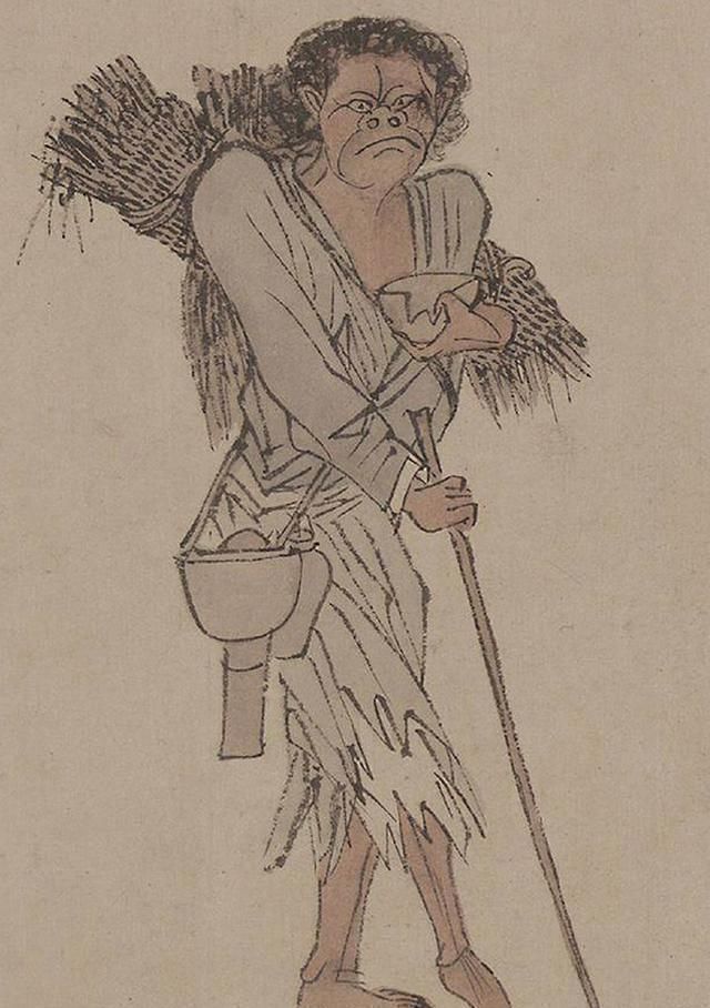 绘画$600年前的《流民图》,和蒋兆和的一样精彩,比齐白石还画得好