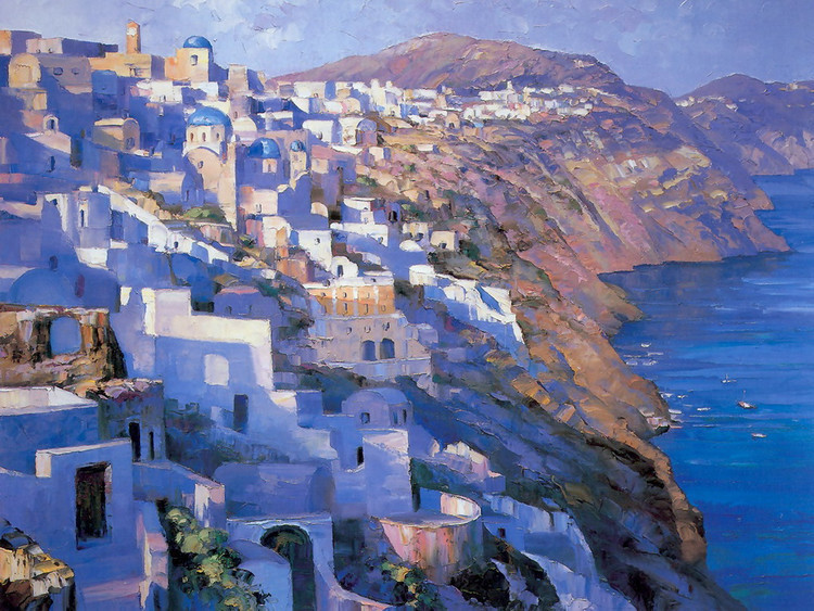 Behrens&美国著名的调色板刀画艺术家Howard Behrens 作品欣赏