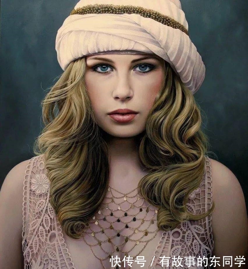 克洛斯#终极性感唯美,极致细节刻画——大师级别老奶奶的超写实神作