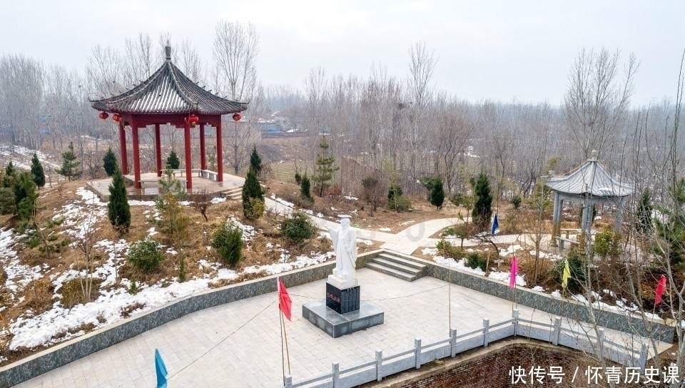 汉武帝刘彻泰山封禅回来,率众堵黄河决口,建宣防宫现有遗址