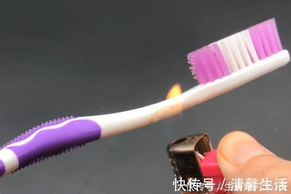 打火机|旧牙刷用打火机烧一烧，没想到还有这个妙用，10个人9个人不知道