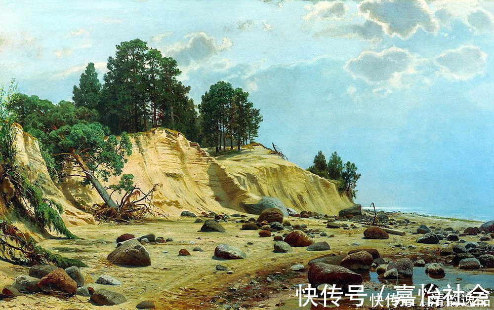 油画&俄罗斯油画大师,伊凡·伊凡诺维奇·希施金,风景油画作品选集