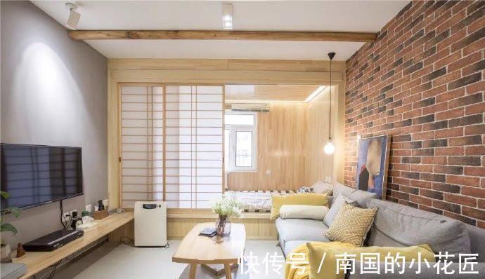 榻榻米房|55平米小户型公寓,既有两居室,还舒适不拥挤,一个人住自在极了