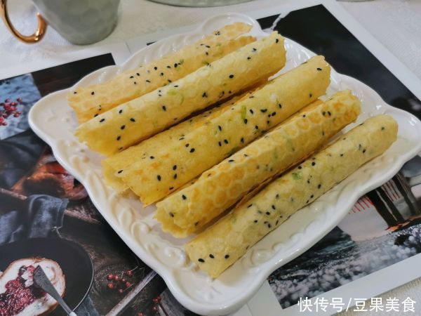 低筋面粉|#我为奥运出食力#小零食——葱香脆皮蛋卷