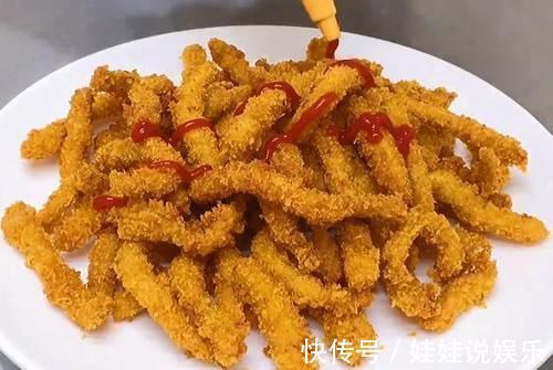 面包糠|炸鸡柳你还去外面买?大厨教你自己做,一盘成本不到10块钱!吃嗨