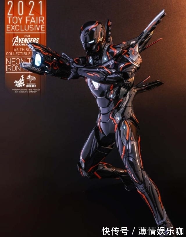 钢铁侠|模玩资讯：Hot Toys《复仇者联盟3：无限战争》霓虹科技钢铁侠