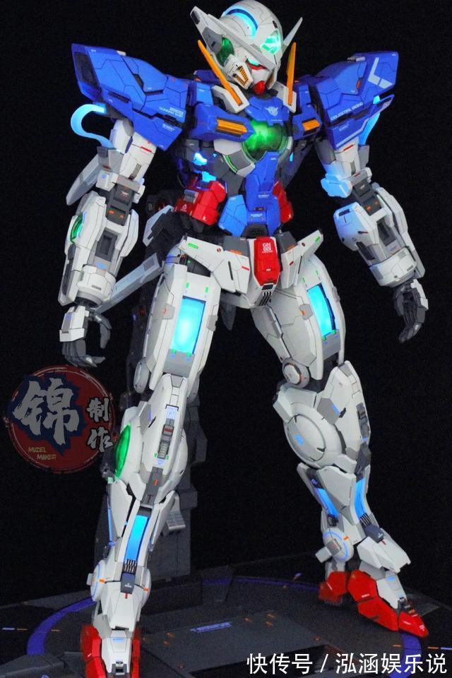 PG能天使|高达模型秀万代的PG能天使,作者超级认真