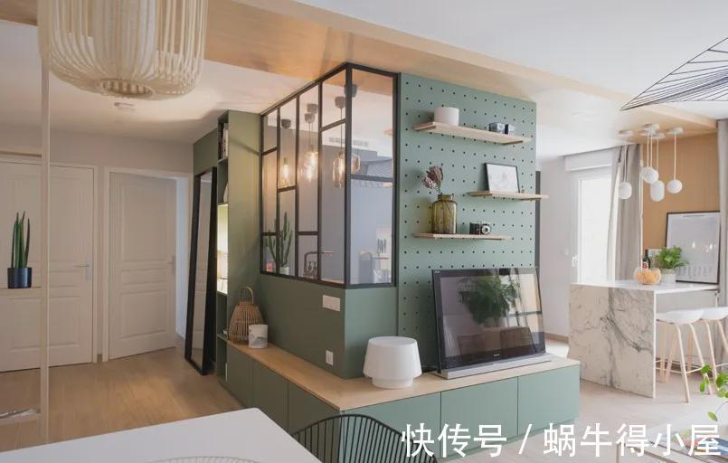 玄关柜|65㎡新家,装修界的天花板!光是玄关柜,都划分出三个功能区