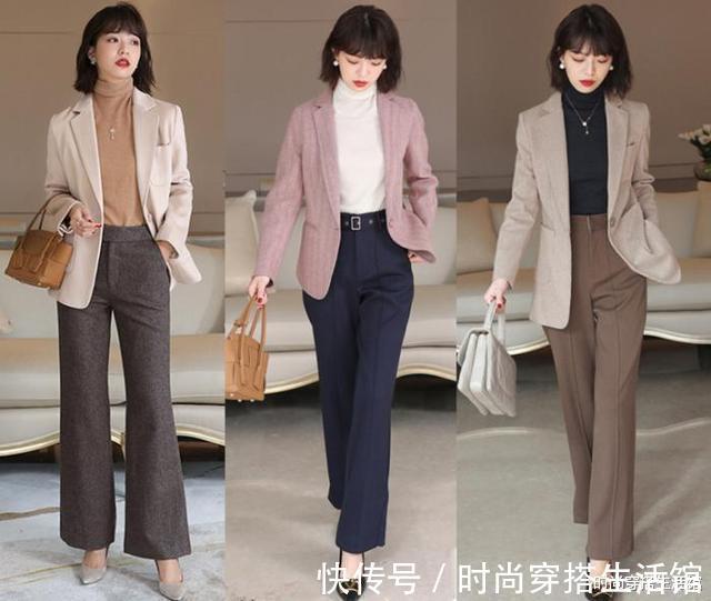 毛衣|初冬的裤子“穿松不穿紧”,1个思路和4个公式,尤其适合40岁女人