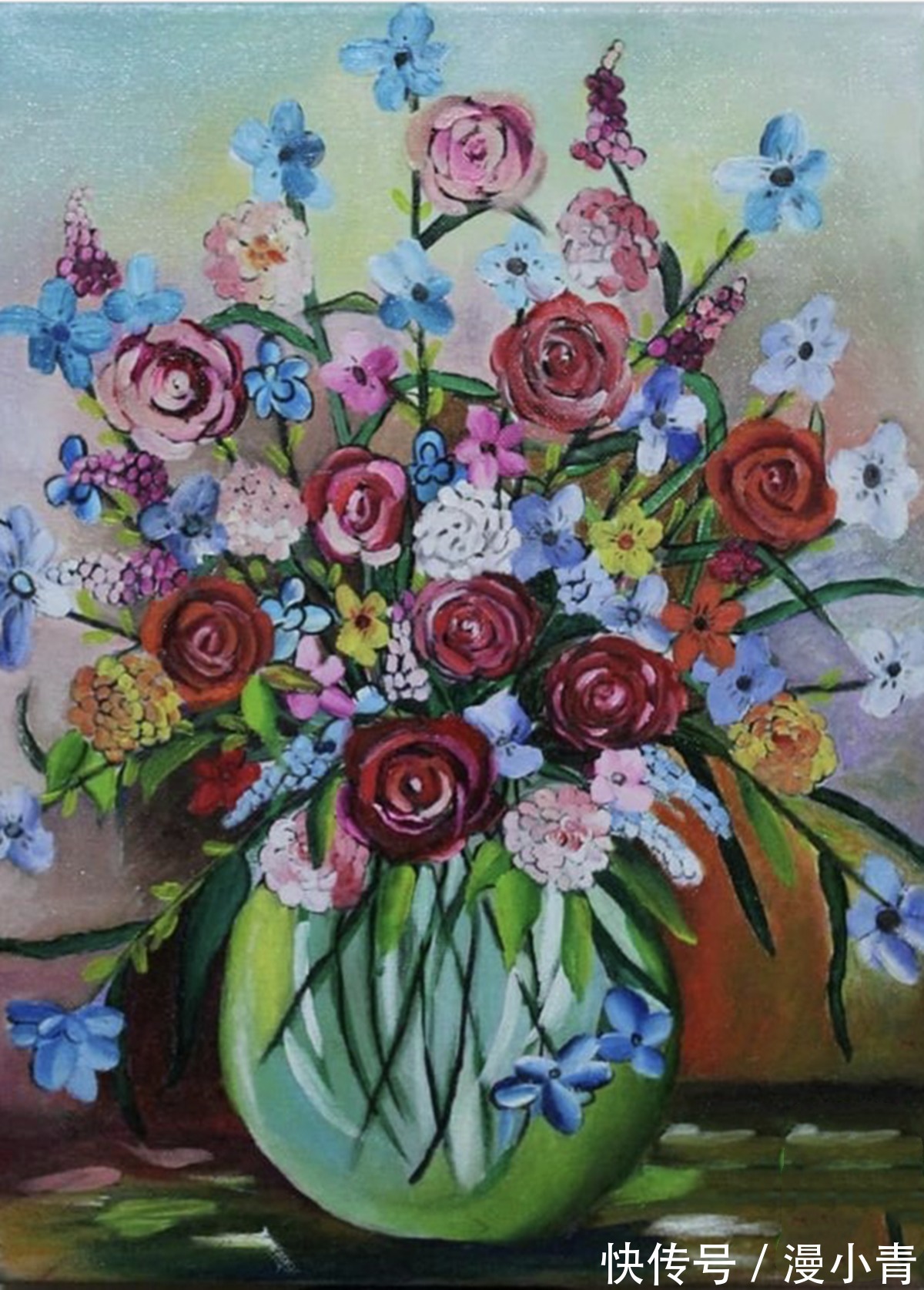 作画|手臂不全也能够作画,而且画技优秀,这下没有理由说自己画不好了