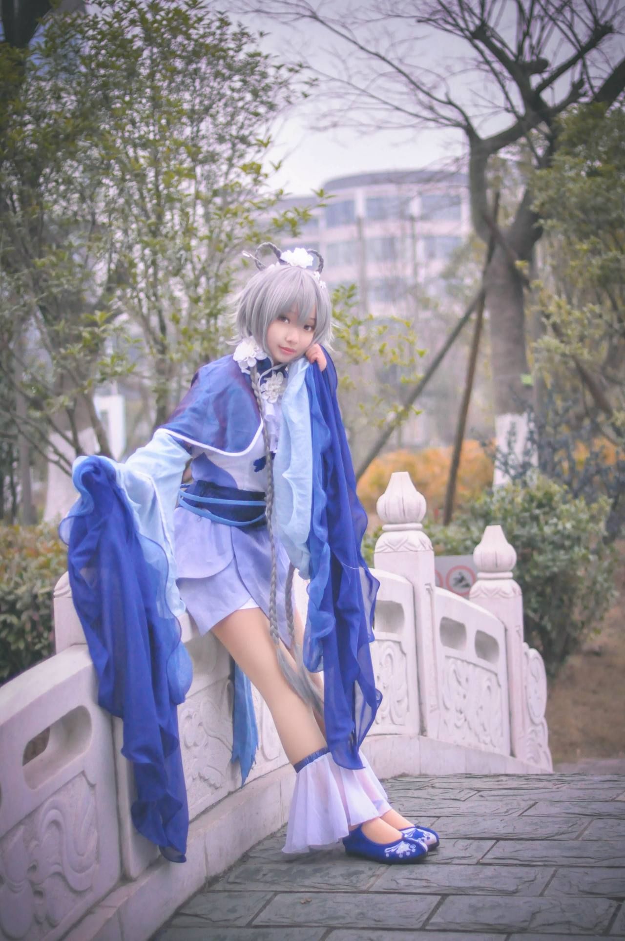 冬至|洛天依冬至芍药cosplay