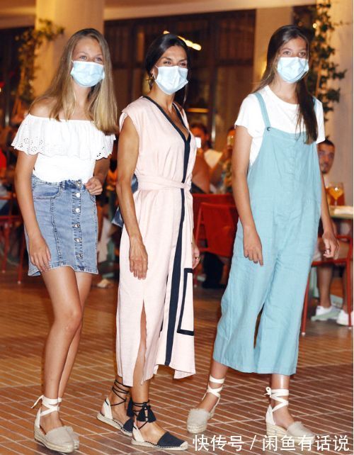 莱昂诺尔 西班牙大公主模样变成熟,15岁就穿紧身裙配高跟鞋,身高赶超妈妈