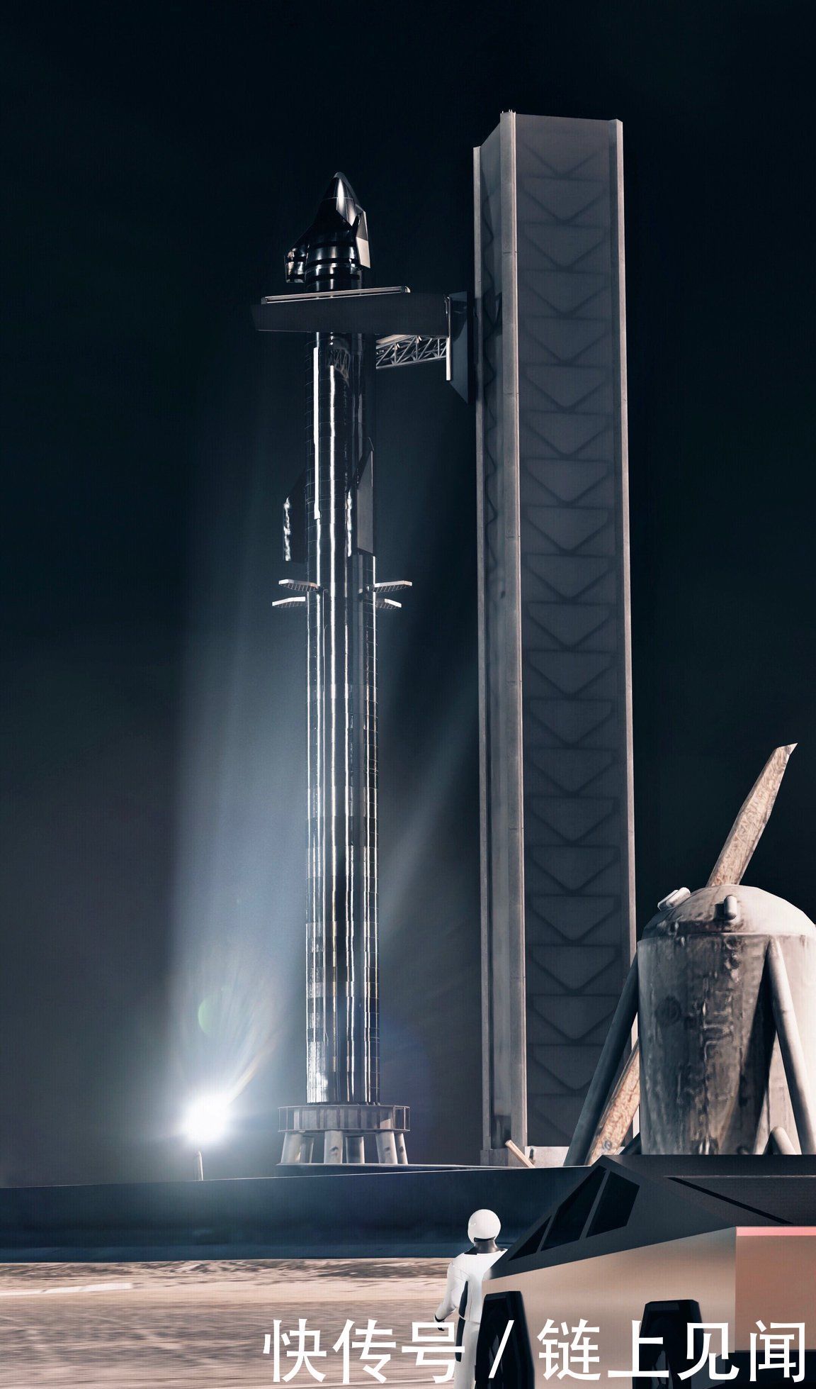 马斯克 SpaceX星际飞船助推器将配备超过29个猛禽发动机,7月轨道级飞行