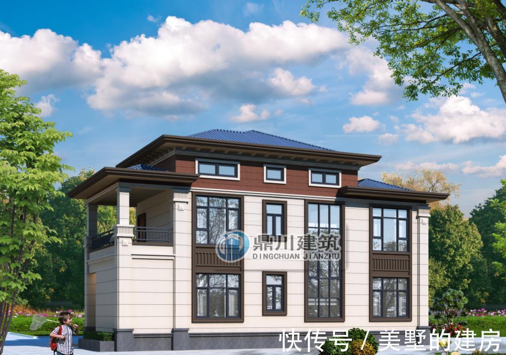 传统|5款新中式二层农村别墅，低调大气，中式传统美永不过时