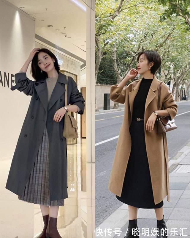 针织衫 冬天衣柜里不能没裙子,6个“过膝半身裙”搭配,教你美丽不冻人