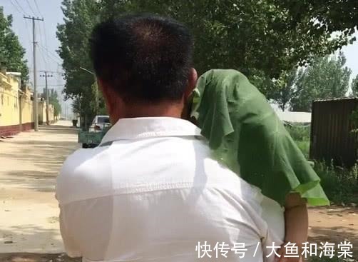 宝妈|“扛把子姥爷”带娃走红,这大概是我见过最“狂野”的遮阳伞!
