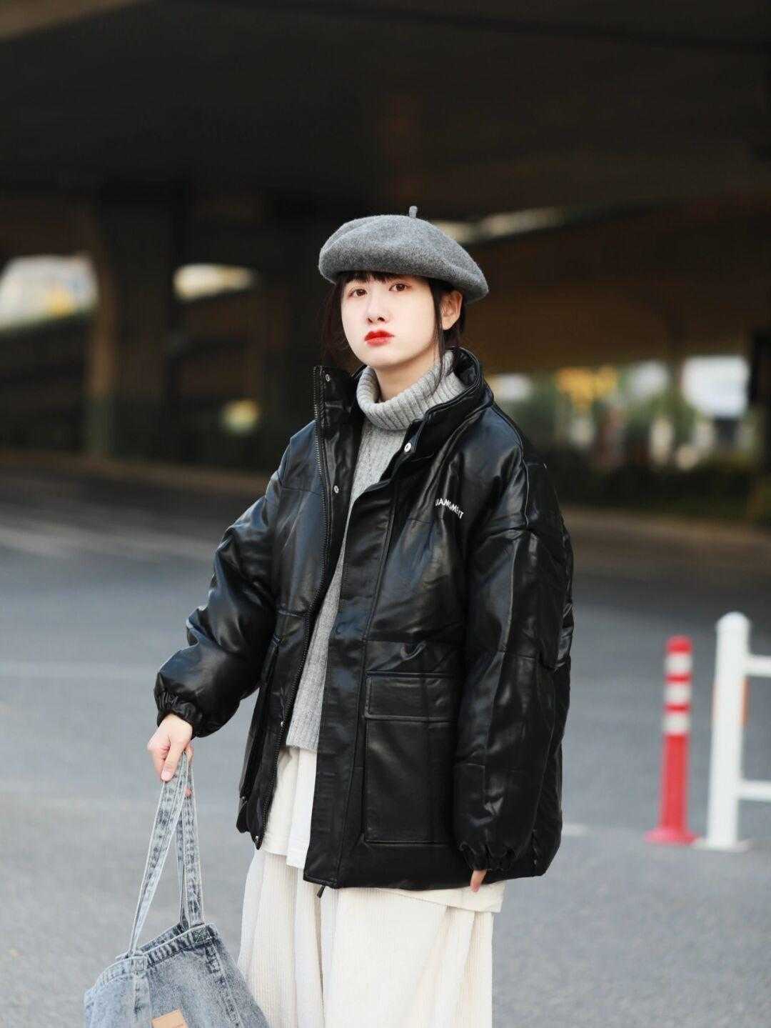 深灰色|“羽绒服”才是万能搭配神器,冬季穿保暖还个性,时髦精都爱了!