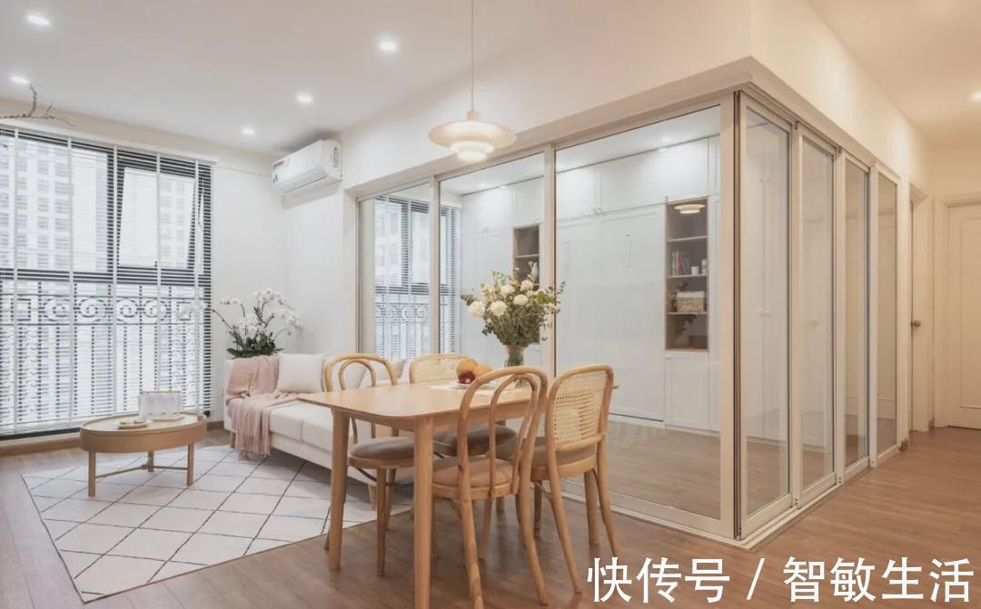 水龙头|95㎡拆掉次卧,做玻璃隔断,盘活鸡肋空间,家里门槛都快被踩烂了