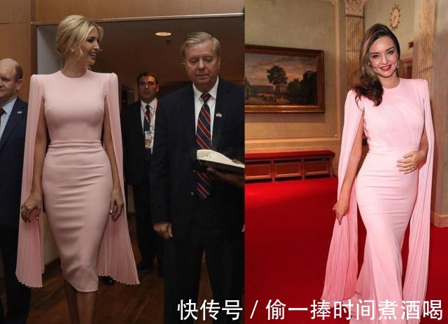 金发|伊万卡扎马尾装嫩,素颜皮肤白到发光,时尚感真强!