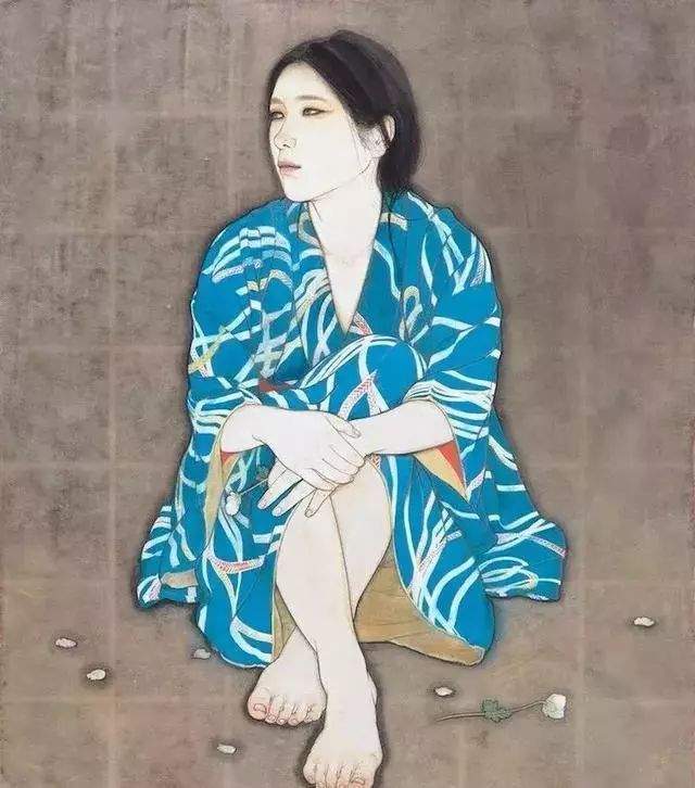 笔下|人称日本最美女画家，竟然这样画美女，极具香艳的极致诱惑